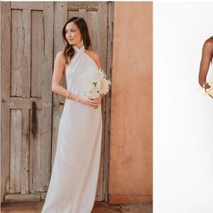 Show Me Your MuMu Ivory Satin Dress